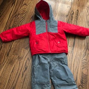 Colombia kids snow bib overalls and jacket